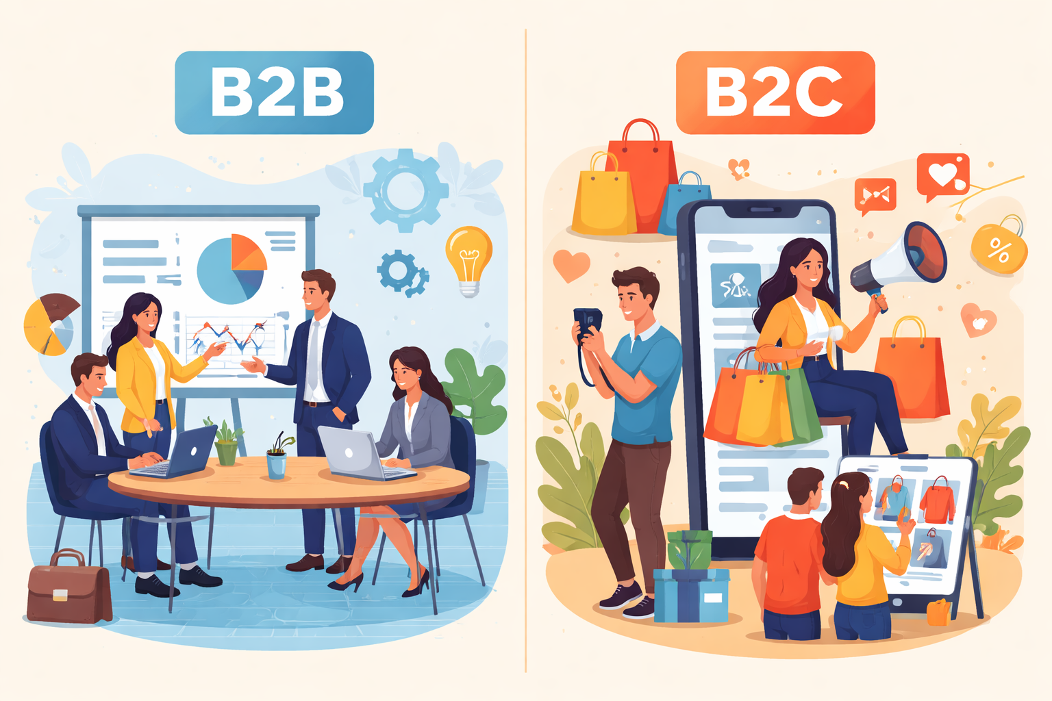  B2B vs B2C Marketing: What Makes Their Strategies Different